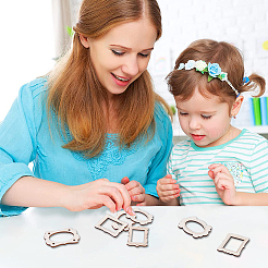 Незавершенные украшения из дерева WOOD-CJ0001-43