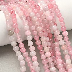 Нити бусин из натурального розового кварца&nbsp;G-B046-07-6MM