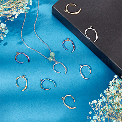 12 шт. подвески из нержавеющей стали 304 двух цветов&nbsp;STAS-UN0046-31