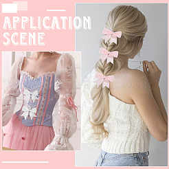 40 шт. 4-х цветные аксессуары для костюмов из полиэстера ручной работы&nbsp;DIY-SP0004-85A