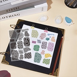 Пластиковые штампы&nbsp;DIY-WH20018-0260