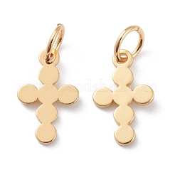 Латунные крошечные крестики KK-A149-07G