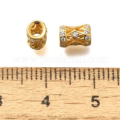 925 бусина из чистого серебра с микропаве и прозрачным фианитом STER-B006-11A-G