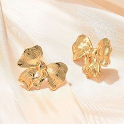 Серьги-гвоздики из нержавеющей стали 304 для женщин&nbsp;EJEW-U047-11G