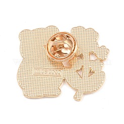 Эмалевые значки в виде белого медведя&nbsp;JEWB-I057-02KCG-02