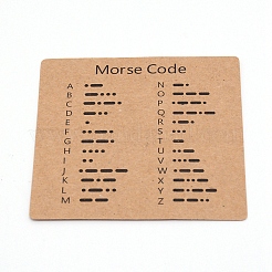 Бумажные карты дисплея ожерелья&nbsp;DIY-WH0209-70E