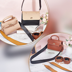 4шт. 4-х цветный ремень из искусственной кожи на плечо AJEW-WR0001-78