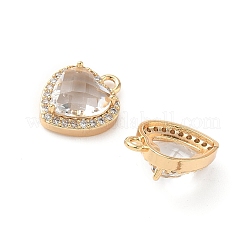 Латунные микро проложить кубического циркония подвески&nbsp;KK-L250-03G-01