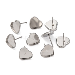 Фурнитура для сережек-гвоздиков из нержавеющей стали марки 304&nbsp;STAS-P198-21