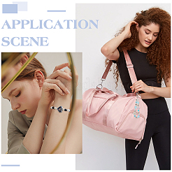 50шт 2 цвета покрытия акриловых бусин MACR-SC0001-59B