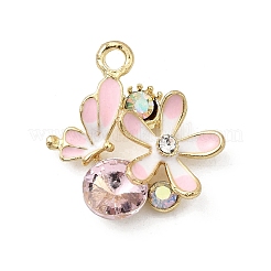 Подвески из сплава и страза&nbsp;FIND-H055-02G