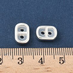 Латунные силиконовые слайд-шармы KK-C099-06A-S