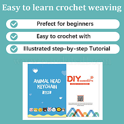 Набор для вязания крючком куклы своими руками DIY-WH0502-44