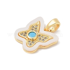 Латунные микро проложить кубического циркония подвески&nbsp;KK-Q030-01C-G