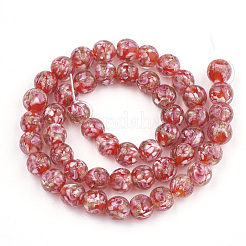 Бусины ручной работы бусины золотого песка&nbsp;LAMP-T006-10G