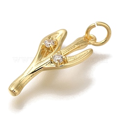 Стойки обшивки латунь микро проложить Циркон подвеску&nbsp;KK-I720-11G