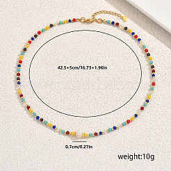 Ожерелья из круглых бусин из натурального окрашенного камня и пресноводного жемчуга для женщин на каждый день и для вечеринок XX1529