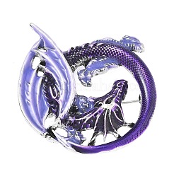 Значки из сплава пеликозавров с эмалью для рюкзака и одежды&nbsp;JEWB-G044-02AS-02