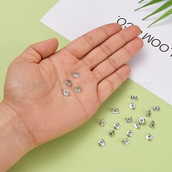 925 гайка для ушей из стерлингового серебра с родиевым покрытием STER-K167-041P