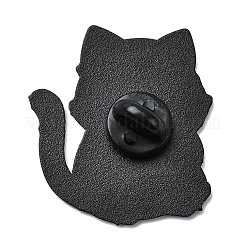 Эмалевые значки в виде кошки с птицей&nbsp;LS-JEWB-I055-05EB-01