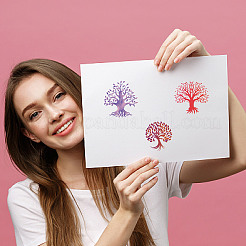 ПВХ пластиковые прозрачные штампы DIY-WH0439-0447