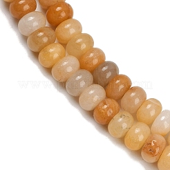 Природный Топаз нефрита бисер нитей G-R403-4x6-26