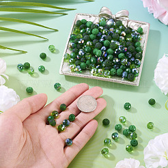 200шт 4 цвета стеклянные бусины&nbsp;EGLA-TA0013-42D