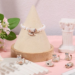 6шт фарфоровые бусины ручной работы&nbsp;PORC-CA0001-22