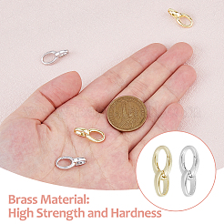 4 шт. 2-х цветные латунные кольца для пружинных затворов FIND-GO0001-39