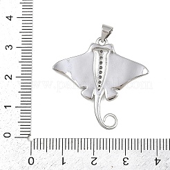 Латунные микро проложить кубического циркония подвески&nbsp;KK-A269-06P