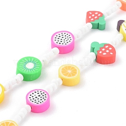 Ожерелья из бисера и комплекты цепочек-спутников из нержавеющей стали 304 NJEW-JN03459