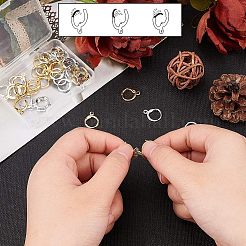 Латунные серьги-обручи KK-NB0002-27