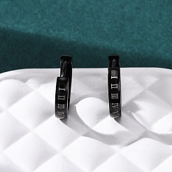 Серьги-кольца из нержавеющей стали 304&nbsp;EJEW-D331-05B