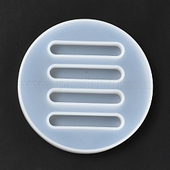 Diy плоские круглые подставки для подставок силиконовые Молды&nbsp;DIY-E052-02