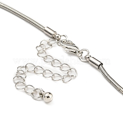 Сплав ожерелья шкентеля&nbsp;NJEW-K261-08B-PAS