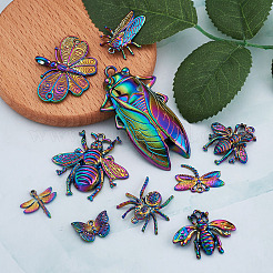 20 шт. 10 стиля подвески из сплава радужного цвета FIND-CD0001-04