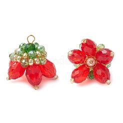 Прозрачные стеклянные подвески&nbsp;PALLOY-MZ00720