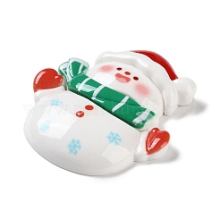 Кабошоны из непрозрачной смолы с рождественской тематикой&nbsp;LS-RESI-F053-A04