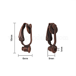 48шт 6 цвета латунные клипсы конвертеры выводы KK-CJ0001-61