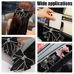 Подвески для обуви с бантом и стразами из смолы&nbsp;FIND-GA0004-20