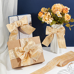 Жаккардовая цветочная лента из полиэстера SENE-WH0003-13B