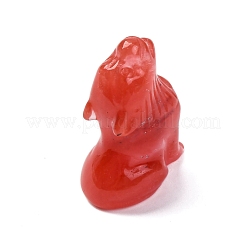 Украшения из синтетического вишневого кварцевого стекла&nbsp;DJEW-P019-A20