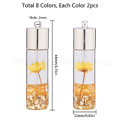 Прозрачные стеклянные бутылки подвески&nbsp;GLAA-SC0001-11