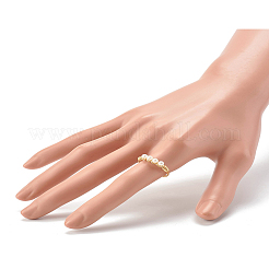 Круглые жемчужные бусины ракушки перстни X1-RJEW-TA00001