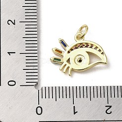 Латунные микро проложить кубического циркония подвески&nbsp;KK-E092-11G-02