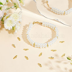 20 шт. латунные подвески-коннекторы с прозрачным кубическим цирконием&nbsp;KK-BC0012-40