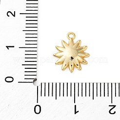 Латунные подвески из прозрачного кубического циркония&nbsp;LS-KK-V016-18G