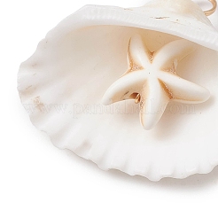 Подвески-звезды из окрашенной синтетической бирюзы PALLOY-JF02647-01