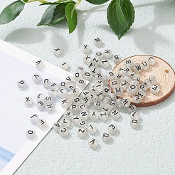 300шт эмалевые акриловые бусины SACR-YW0001-25
