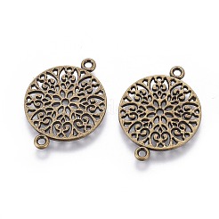 Соединители из сплава в тибетском стиле&nbsp;TIBE-S304-06AB-NR